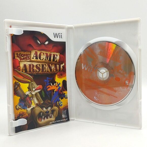 Looney Tunes Acme Arsenal Nintendo Wii Game with Instruction Manual & Ca… - Picture 3 of 4